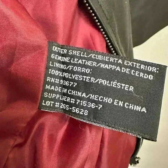 SOLD Vintage 90s/Y2K Worthington Genuine Leather Belted Waist Coat | Women’s MP - Picture 8 of 14